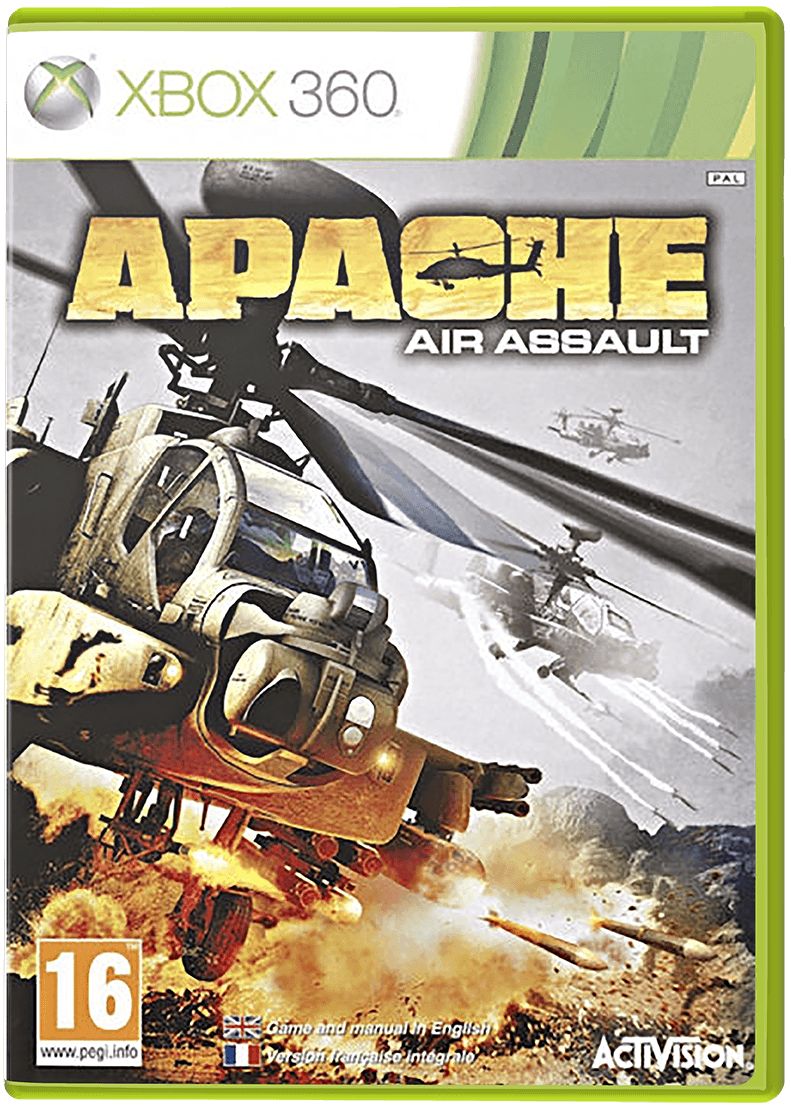 Apache: Air Assault box art for Xbox 360